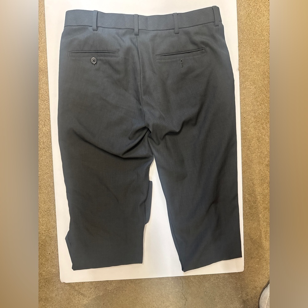 Van Heusen Charcoal Slim Fit Pants - Picture 3 of 3